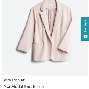 Skies are Blue Cream Blazer
